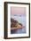 Sunset on the Dalmatian Coast with Otok Bobara and Mrkan islands, Dubrovnik Riviera, Dubrovnik, Cro-Neale Clark-Framed Photographic Print