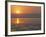 Sunset on the Dead Sea, Jordan, Middle East-Alison Wright-Framed Photographic Print