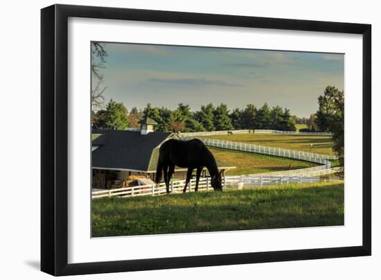 Sunset On The Farm-Galloimages Online-Framed Photographic Print