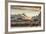 Sunset on the Fishing Village Framed by Rocky Peaks and Sea, Sakrisoya, Nordland County-Roberto Moiola-Framed Photographic Print