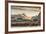 Sunset on the Fishing Village Framed by Rocky Peaks and Sea, Sakrisoya, Nordland County-Roberto Moiola-Framed Photographic Print