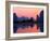 Sunset on the Karst Hills and Li River, China-Keren Su-Framed Photographic Print