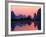 Sunset on the Karst Hills and Li River, China-Keren Su-Framed Photographic Print