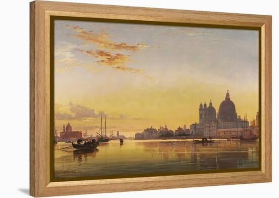 Sunset on the Lagoon of Venice-Edward William Cooke-Framed Premier Image Canvas