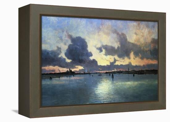 Sunset on the Laguna, Venice, Italy-Marie Joseph Iwill-Framed Premier Image Canvas