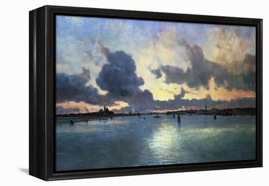 Sunset on the Laguna, Venice, Italy-Marie Joseph Iwill-Framed Premier Image Canvas