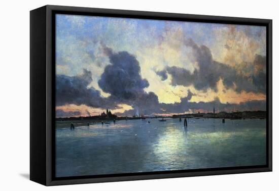 Sunset on the Laguna, Venice, Italy-Marie Joseph Iwill-Framed Premier Image Canvas