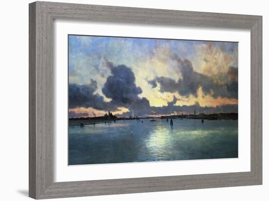 Sunset on the Laguna, Venice, Italy-Marie Joseph Iwill-Framed Giclee Print