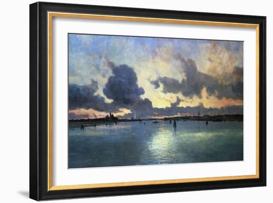 Sunset on the Laguna, Venice, Italy-Marie Joseph Iwill-Framed Giclee Print