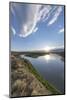 Sunset on the Missouri River, Judith Landing, Upper Missouri River Breaks National Monument, MT-Alan Majchrowicz-Mounted Photographic Print