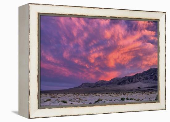 Sunset on the Moon, Clouds Over Death Valley, California-Vincent James-Framed Premier Image Canvas