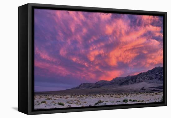 Sunset on the Moon, Clouds Over Death Valley, California-Vincent James-Framed Premier Image Canvas