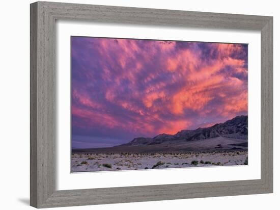 Sunset on the Moon, Clouds Over Death Valley, California-Vincent James-Framed Photographic Print