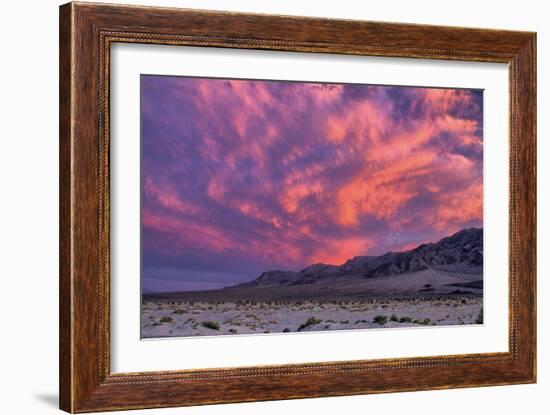 Sunset on the Moon, Clouds Over Death Valley, California-Vincent James-Framed Photographic Print