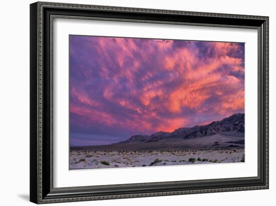 Sunset on the Moon, Clouds Over Death Valley, California-Vincent James-Framed Photographic Print