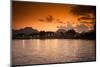 Sunset on the Nam Song River in Vang Vieng, Laos-Micah Wright-Mounted Photographic Print