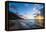 Sunset on the Napali Coast, Kauai, Hawaii,United States of America, Pacific-Michael Runkel-Framed Premier Image Canvas