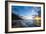 Sunset on the Napali Coast, Kauai, Hawaii,United States of America, Pacific-Michael Runkel-Framed Photographic Print