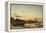 Sunset on the Nile, Cairo-Hermann Corrodi-Framed Premier Image Canvas