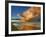 Sunset on the ocean, New South Wales, Australia-Frank Krahmer-Framed Giclee Print