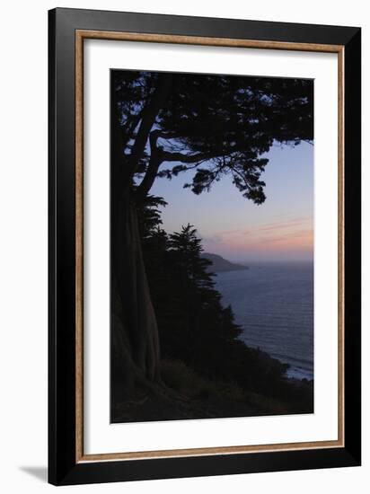 Sunset on the Pacific Coast, San Francisco, California-Anna Miller-Framed Photographic Print