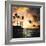 Sunset on the Pier B-GI ArtLab-Framed Giclee Print