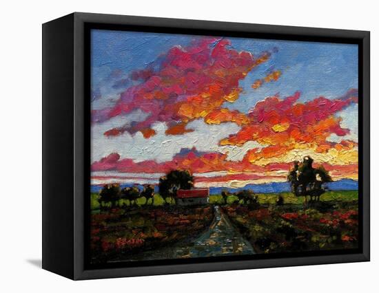 Sunset on the Plains-Patty Baker-Framed Stretched Canvas