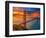 Sunset on the red bridge-Marco Carmassi-Framed Photographic Print
