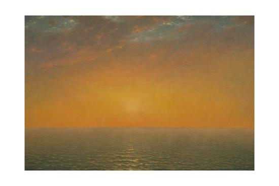 Sunset On The Sea 1872 Giclee Print John Frederick Kensett Art Com Sunset On The Sea 1872 Giclee Print John Frederick Kensett Art Com