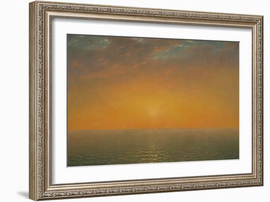 Sunset on the Sea, 1872-John Frederick Kensett-Framed Giclee Print
