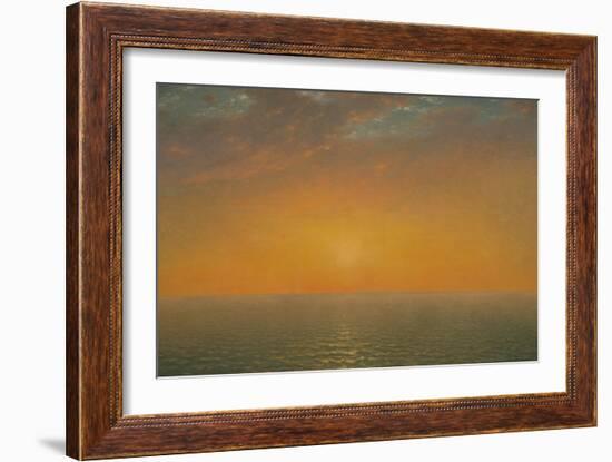 Sunset on the Sea, 1872-John Frederick Kensett-Framed Giclee Print