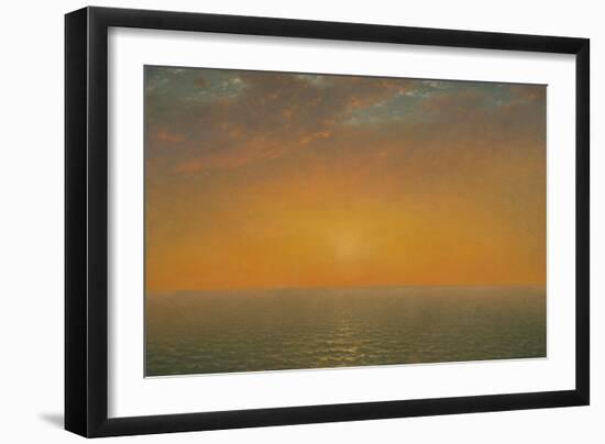 Sunset on the Sea, 1872-John Frederick Kensett-Framed Giclee Print