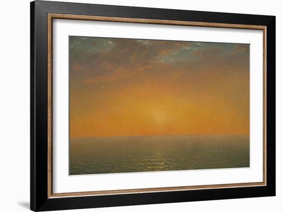 Sunset on the Sea, 1872-John Frederick Kensett-Framed Giclee Print