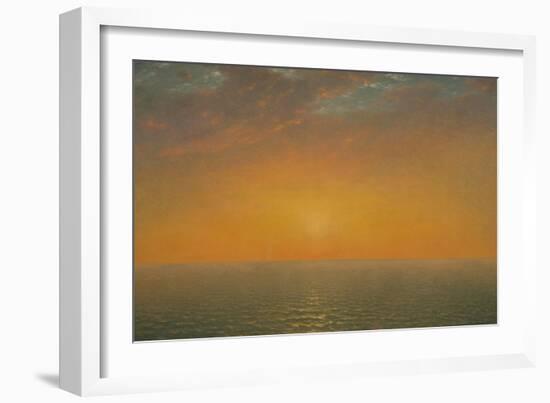 Sunset on the Sea, 1872-John Frederick Kensett-Framed Giclee Print