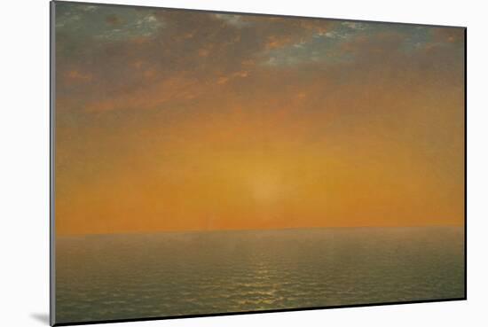 Sunset on the Sea, 1872-John Frederick Kensett-Mounted Giclee Print