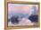 Sunset on the Seine at Lavacourt, Winter Effect-Claude Monet-Framed Premier Image Canvas