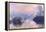 Sunset on the Seine at Lavacourt, Winter Effect-Claude Monet-Framed Premier Image Canvas