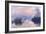 Sunset on the Seine at Lavacourt, Winter Effect-Claude Monet-Framed Premium Giclee Print