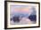 Sunset on the Seine at Lavacourt, Winter Effect-Claude Monet-Framed Premium Giclee Print