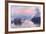 Sunset on the Seine at Lavacourt, Winter Effect-Claude Monet-Framed Giclee Print