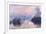 Sunset on the Seine at Lavacourt, Winter Effect-Claude Monet-Framed Giclee Print