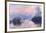 Sunset on the Seine at Lavacourt, Winter Effect-Claude Monet-Framed Giclee Print