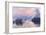 Sunset on the Seine at Lavacourt, Winter Effect-Claude Monet-Framed Giclee Print