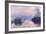 Sunset on the Seine at Lavacourt, Winter Effect-Claude Monet-Framed Giclee Print