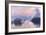 Sunset on the Seine at Lavacourt, Winter Effect-Claude Monet-Framed Giclee Print