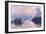 Sunset on the Seine at Lavacourt, Winter Effect-Claude Monet-Framed Giclee Print