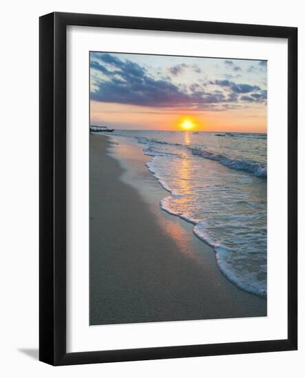 Sunset on the Tropical Island of Gili Trawangan, Gili Islands, Indonesia, Southeast Asia, Asia-Matthew Williams-Ellis-Framed Photographic Print