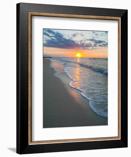 Sunset on the Tropical Island of Gili Trawangan, Gili Islands, Indonesia, Southeast Asia, Asia-Matthew Williams-Ellis-Framed Premium Photographic Print