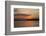 Sunset on the Ucayali River, Amazon Basin of Peru-Mallorie Ostrowitz-Framed Photographic Print