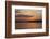 Sunset on the Ucayali River, Amazon Basin of Peru-Mallorie Ostrowitz-Framed Photographic Print